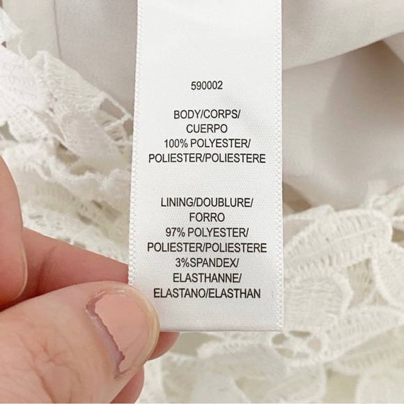 COPY - BHLDN Alessa Lace Midi Dress White - Picture 3 of 6